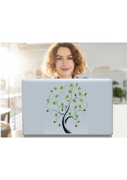 2 Adet Duvar Çıkartma Stıcker Dekoratif Duvar Kağıdı Ağaçlı Pvc 70X50X0,5CM