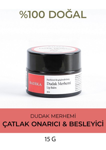 / Dudak Çatlakları Için Onarıcı Merhem / Doğal Dudak Merhemi