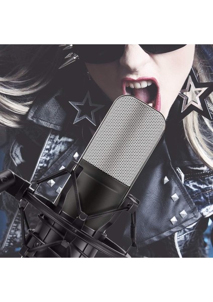 Profesyonel Condenser Mikrofon – Cardioid Yönlü, 37DB Hassasiyet, 50Hz-16kHz Geniş Frekans Aralığı, Tak-Çalıştır 3.5mm, Pc & Notebook ile Uyumlu | Yanmai Q8 indirimleri