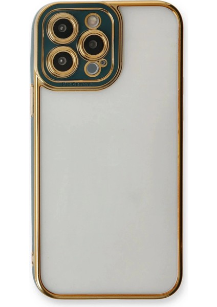 Newface iPhone 13 Pro Kılıf Liva Lens Silikon - Yeşil fiyatları