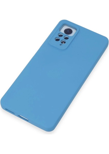 Newface Xiaomi Redmi Note 12 Pro 4g Kılıf Nano Içi Kadife Silikon - Mavi fırsatları