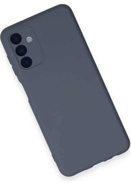 Newface Samsung Galaxy A14 4g Kılıf Nano Içi Kadife Silikon - Gri modelleri