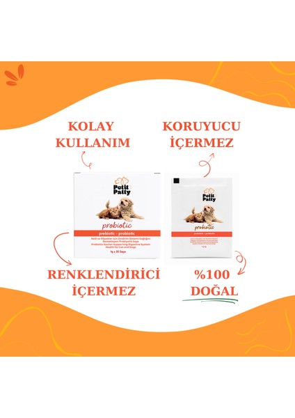 Probiotic Kedi ve Köpekler Için Probiyotik Saşe 30X1G indirimleri
