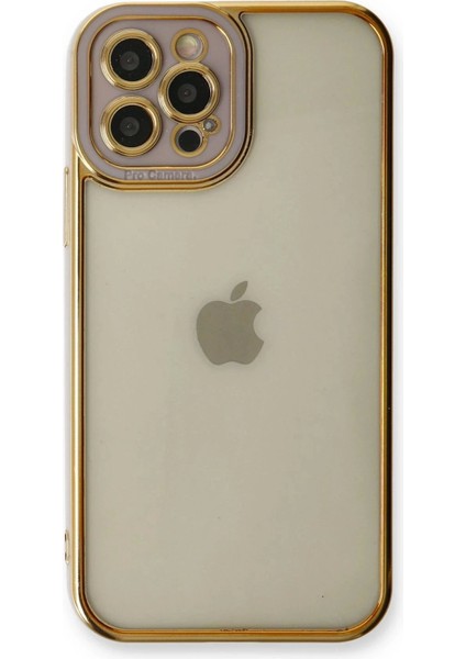 Newface iPhone 12 Pro Kılıf Liva Lens Silikon - Lila fiyatları