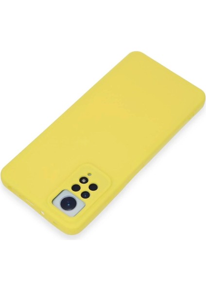 Newface Xiaomi Redmi Note 12 Pro 4g Kılıf Nano Içi Kadife Silikon - Sarı modelleri