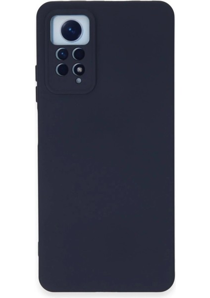 Newface Xiaomi Redmi Note 12 Pro 4g Kılıf Nano Içi Kadife Silikon - Lacivert