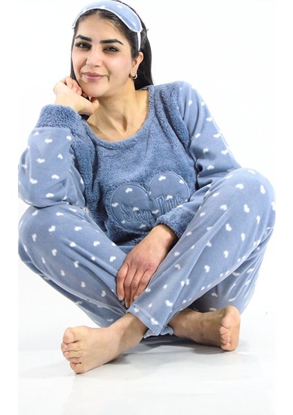 Sıfır Yaka Polar Pijama Takımı fiyatları