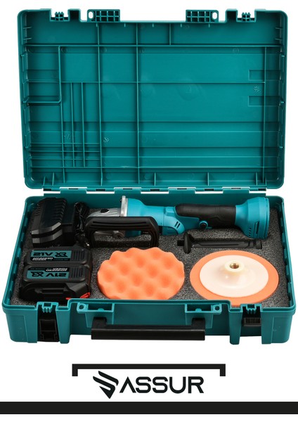 Profesyonel 21V Çift Akü 125 Mm Taşlama & 150 Mm Polisaj Makinesi Set fiyatları