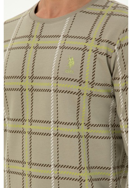 Erkek Açık Haki Sweatshirt 50296087-VR183