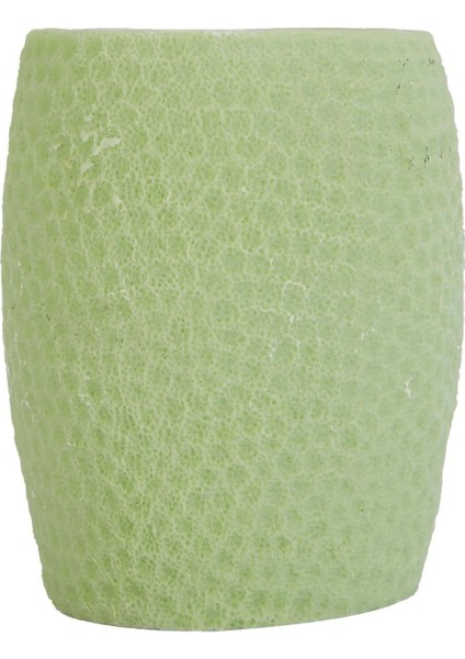 2 Adet Diş Fırçalık,macunluk Yeşil Petek Desenli Poliresin 8X8X10CM 400ML Banyo Seti