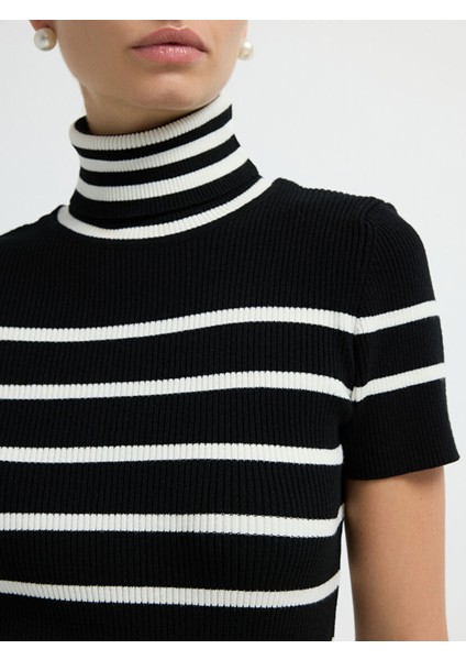 Balıkçı Yaka Triko Kazak C.siyah 13945625000 fiyatları