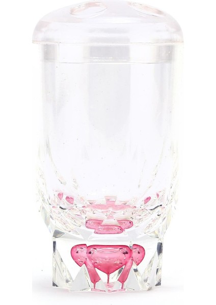 2 Adet Diş Fırçalık Kristal Damlalı Akrilik 7X7X14CM Banyo Seti