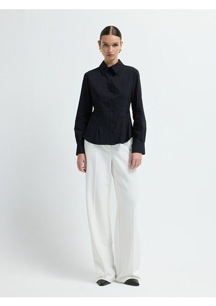 Dikiş Detaylı Gömlek Siyah 13045807000 modelleri