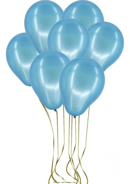 Metalik Balon Mavi 100LÜ