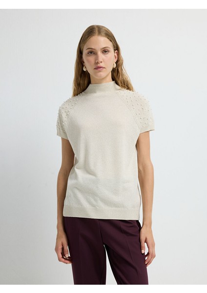 Inci Simli Triko Kazak Kemik 13945620000 indirimleri