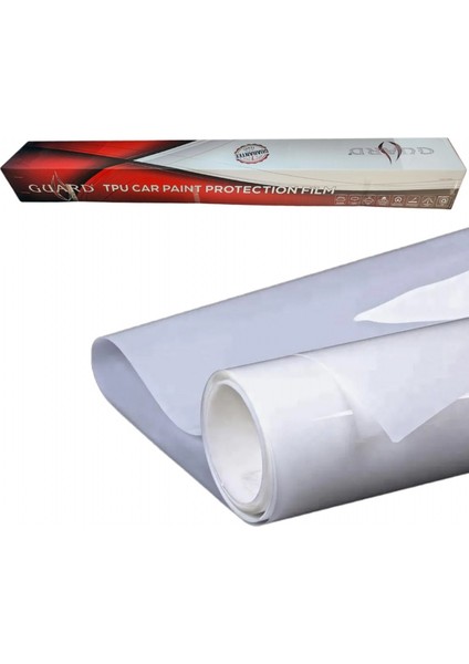 Kaput Koruma Folyo Premium 152 cm x 15 mt Şeffaf Tpu (3 KATMAN-200 Micron/7,5mil)