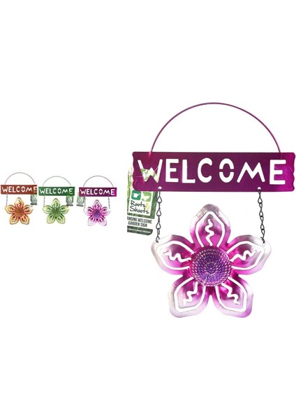 2 Adet Balkon ve Bahçe Hoşgeldiniz Tabelası Pembe Çiçekli 26X20X0,2CM Duvar Süsü Balkon,bahçe ve Oda Dekor Hoşgeldiniz Tablo,tabela fiyatları