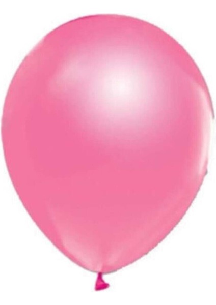 Balon Baskı Pembe 100 Lü 12 cm