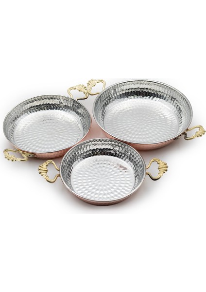 Bakır Tava 3'lü Set fırsatları