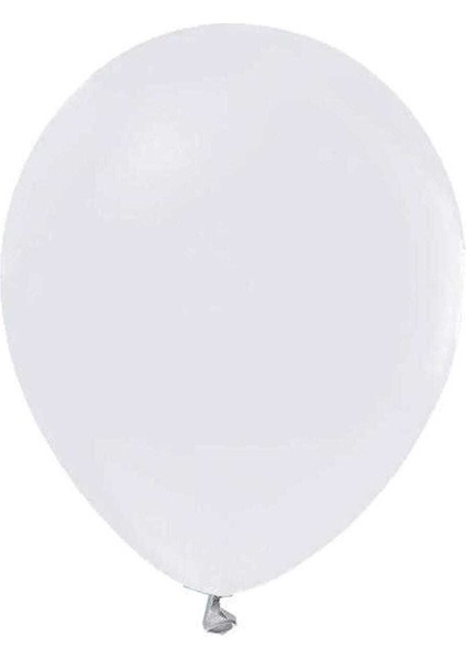 Beyaz Renk 100 Adet 12 Inch Balon