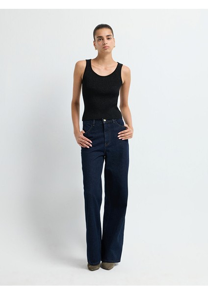 Fitilli Triko Bluz Siyah 11545627000 fiyatları