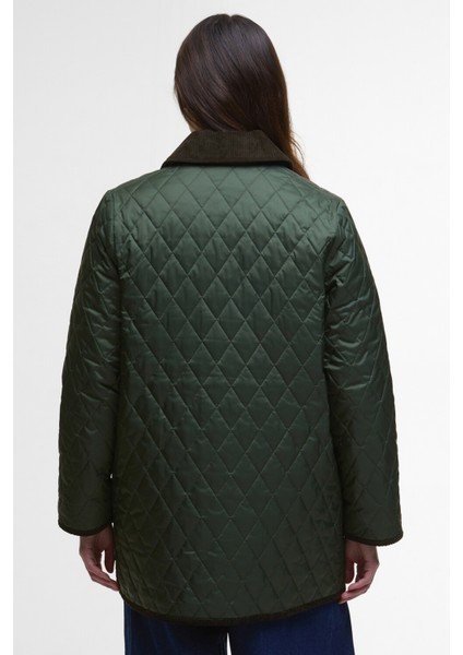 Meryl Kapitone Ceket OL74 Olive/ancient Tartan fırsatları