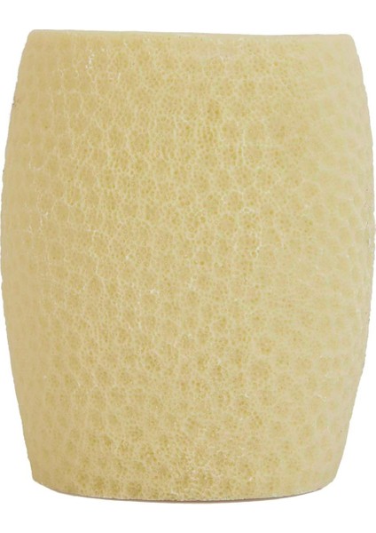 2 Adet Diş Fırçalık,macunluk Sarı Petek Desenli Poliresin 8X8X10CM 400ML Banyo Seti