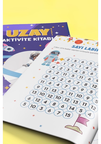 Uzay Keşfi Aktivite Kitabı | Çocuklar Için 4-7 Yaş | 32 Sayfa | Eğitici ve Eğlenceli Etkinlikler indirimleri