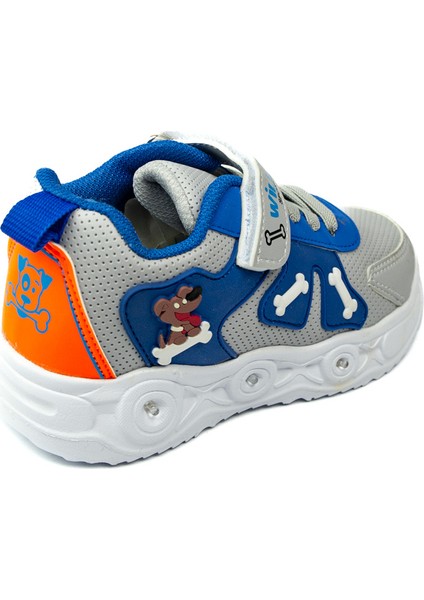 0025 Willas Gri Erkek Çocuk Spor Ayakkabı modelleri