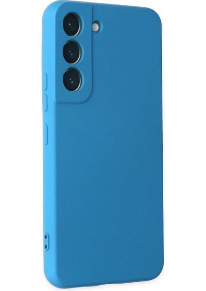 Newface Samsung Galaxy S22 Plus Kılıf Nano Içi Kadife Silikon - Mavi fiyatları