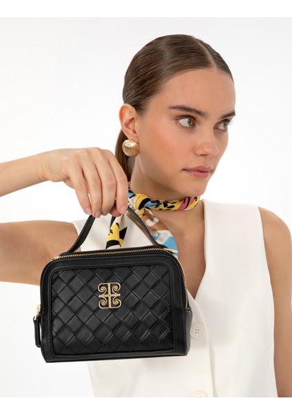 Kadın Siyah Çapraz Çanta 50315845-VR046