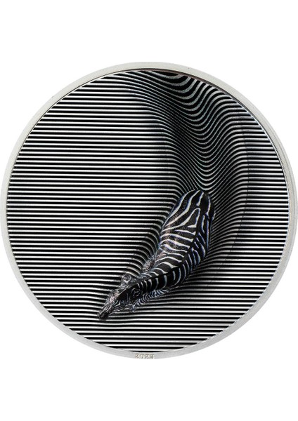 Rimagold Rimagold Zebra Doğa Kamuflajı Gümüş Sikke Coin