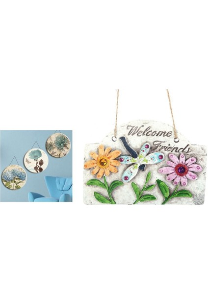 2 Adet Asılabilir Balkon ve Bahçe Süsü Hoşgeldin Arkadaşım Yazılı 15X15X2CM Duvar Süsü,taşı Balkon,bahçe ve Oda Dekor Hoşgeldiniz Tablo,tabela fiyatları