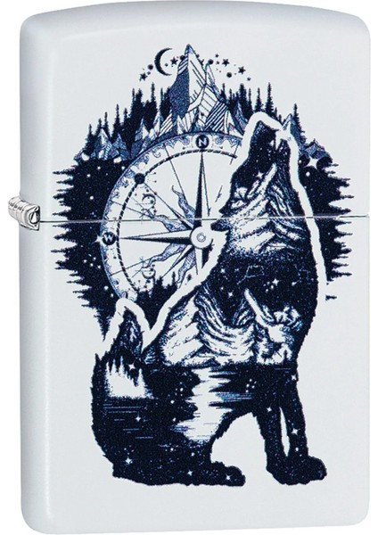 Wolf Mountain Compass Dizayn Çakmak
