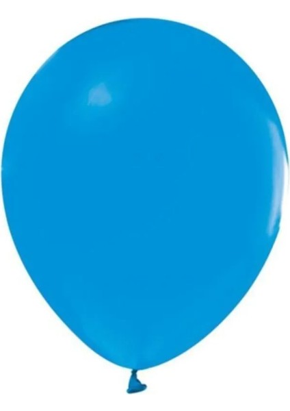 Mavi 12'' Baskı Balonu 100'LÜ Paket