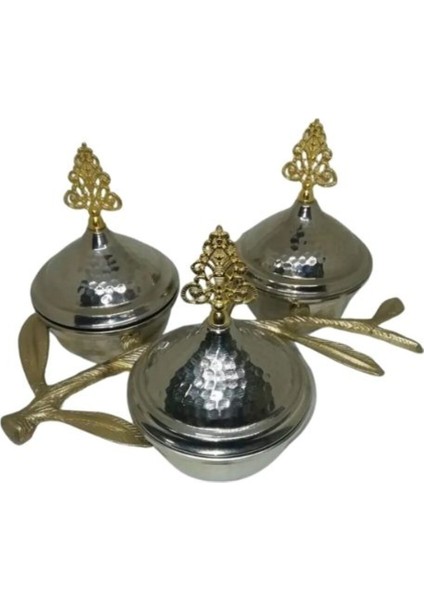 Lokumluk Bakır 3'lü Set