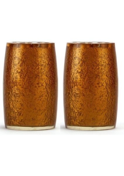 2 Adet Diş Fırçalık Altın Renkli Poliresin 5X5X7CM Banyo Seti modelleri