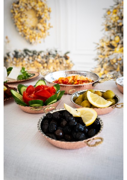 Kahvaltılık Mini 3'lü Set Bakır