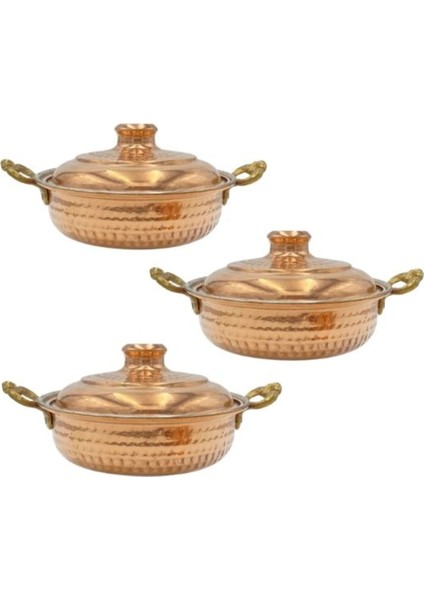 Bakır Tava Derin Kapaklı 6'lı Set fiyatları