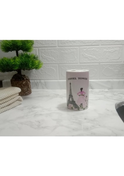 2 Adet Seramik Diş Fırçalık Eyfel Kulesi Model 7X7X11CM Banyo Seti fırsatları