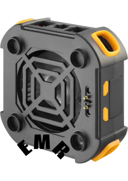 Telefon Soğutucu Fan Gösterge Siyah 3 Kademeli Ayar, Dijital 3 Kademeli Ayar, Dijital Sıcaklık Göstergesi, 12° Aı Kontrollü Sıcaklık Ayarı Bağlantı: Manyetik Tutucu ve Arka Klips ile Telefon ve