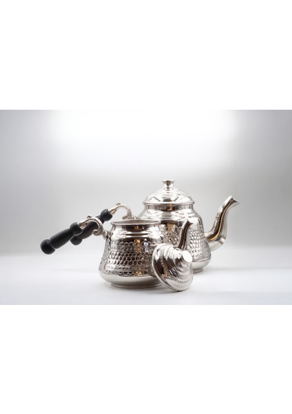 El Işlemesi Bakır Çaydanlık modelleri