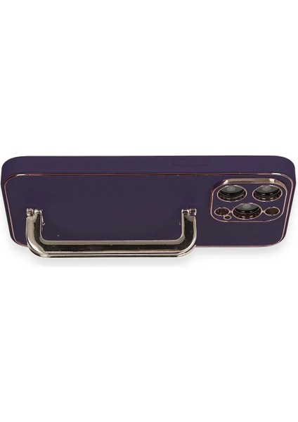 Newface iPhone 14 Pro Max Kılıf Coco Elit Kapak - Derin Mor modelleri