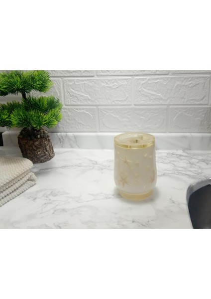 2 Adet Diş Fırçalık Deniz Yıldızı El Yapımı 400 gr 7X7X10CM Banyo Seti indirimleri
