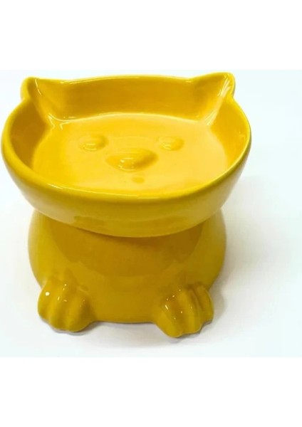 Ayaklı Kulaklı Seramik Mama Kabı fırsatları