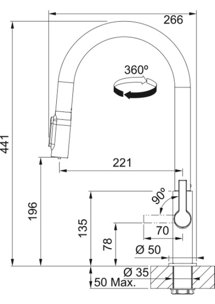Maris Slim Clear Water Matt Black Armatür Filtre Kiti-Filtre Dahildir fırsatları