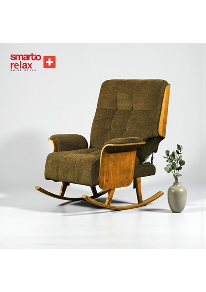 Relax TV Koltuğu Berjer – Genova Nero Serisi, Sallanan Dinlenme Mekanizmalı, Ergonomik Tasarım, Teddy kumas, Doğal Ahşap Kollu & Arka Panel, Dekoratif Tekli Koltuk (Salon/Oturma Odası) fiyatları