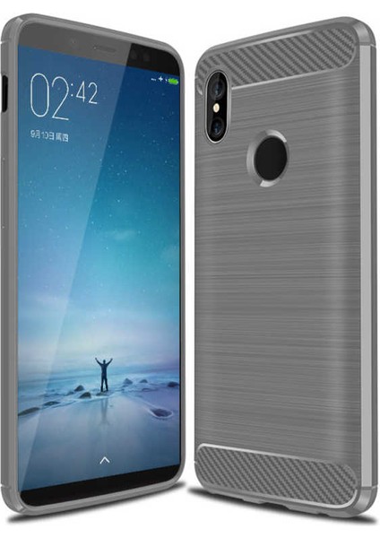 Xiaomi Mi Max 3 Kılıf Slim Fit Esnek Kırılmaz Şık Iz Yapmaz Room Silikon Kapak