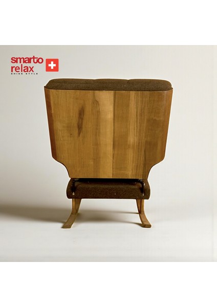 Relax TV Koltuğu Berjer – Genova Nero Serisi, Sallanan Dinlenme Mekanizmalı, Ergonomik Tasarım, Teddy kumas, Doğal Ahşap Kollu & Arka Panel, Dekoratif Tekli Koltuk (Salon/Oturma Odası) fırsatları