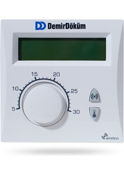 Kablosuz Oda Termostatı - Beyaz Dijital LCD Ekran, RF 6001 ve Atron, Nitromix, Nitron, Nepto, Adonis, Atromix ile Uyumlu fiyatları